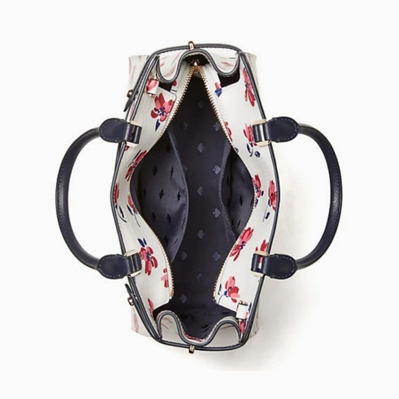 Kate Spade Staci Tea Garden Floral Medium Satchel Bag NWT - Picture 10 of 16